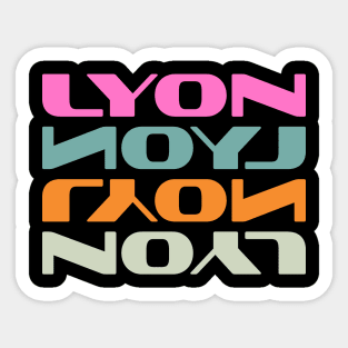 Lyon, France Sticker